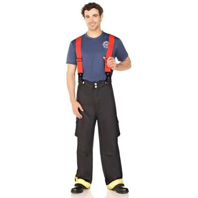 Leg Avenue 83684 Feuer Kapitän Kostüm Set, Größe M/L, schwarz/rot Leg Avenue 83684 Feuer Kapitän Kostüm Set, Größe M/L, schwarz/rot