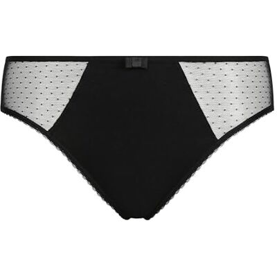 DIM Naadloze Generous Bio Katoen x1 Slip, Zwart, XS Dames, Zwart, XS DIM Naadloze Generous Bio Katoen x1 Slip, Zwart, XS Dames, Zwart, XS