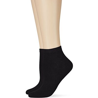 Tommy Hilfiger Damessokken (set van 2), zwart, 39-42 EU Tommy Hilfiger Damessokken (set van 2), zwart, 39-42 EU