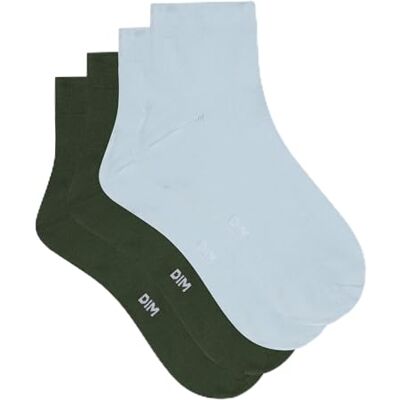 DIM Damessokken (2 stuks), Groen/Blauw, Eén Maat DIM Damessokken (2 stuks), Groen/Blauw, Eén Maat