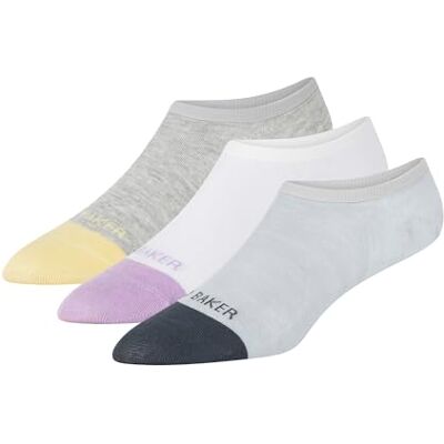Ted Baker Dames 3 Pack Liner Sokken, Navy/Lilac Breeze/Mellow Yellow, One Size, Marineblauw/Lila Breeze/Zacht Geel, One size Ted Baker Dames 3 Pack Liner Sokken, Navy/Lilac Breeze/Mellow Yellow, One Size, Marineblauw/Lila Breeze/Zacht Geel, One size