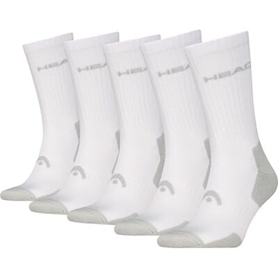 HEAD ELEMENTEN TENNIS CREW 5P ECOM, wit, 35/38 EU HEAD ELEMENTEN TENNIS CREW 5P ECOM, wit, 35/38 EU