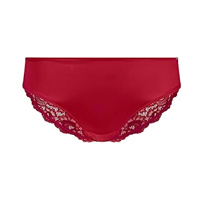 HUBER Dames hautnah Shiny Micro Feestelijk Ondergoed, Rood, Normaal, Rood, 36 HUBER Dames hautnah Shiny Micro Feestelijk Ondergoed, Rood, Normaal, Rood, 36