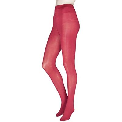 Charnos 1 paar 60 denier ondoorzichtige panty voor dames, Rood, S Charnos 1 paar 60 denier ondoorzichtige panty voor dames, Rood, S