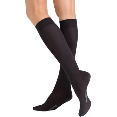 Hudson Relax Fine Kniekousen voor dames, gebreide kniekousen, Antraciet 0545, 39-42 EU Hudson Relax Fine Kniekousen voor dames, gebreide kniekousen, Antraciet 0545, 39-42 EU