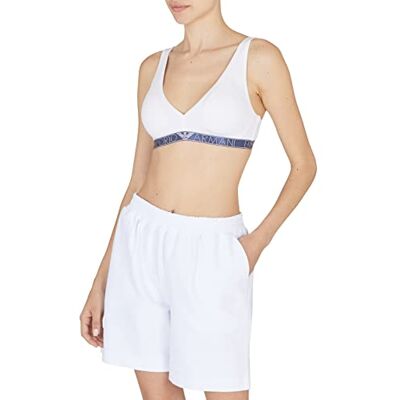 Giorgio Armani Underwear Vrouwen Textured Terry Bermuda, Wit, S, wit, S Giorgio Armani Underwear Vrouwen Textured Terry Bermuda, Wit, S, wit, S