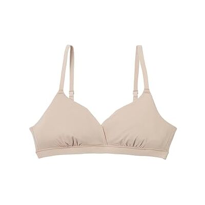 Athena Easy Seconde Skin Beha voor dames gekruiste driehoekige beha, zonder beugel Ultra Stretch microvezel, Cafe Latte, S Athena Easy Seconde Skin Beha voor dames gekruiste driehoekige beha, zonder beugel Ultra Stretch microvezel, Cafe Latte, S