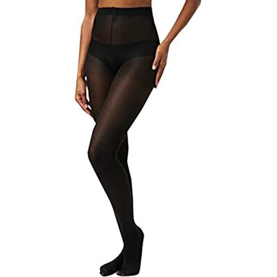 Charnos Ondoorzichtige panty voor dames, 40 denier, verpakking van 2 paar, Zwart, S-M Charnos Ondoorzichtige panty voor dames, 40 denier, verpakking van 2 paar, Zwart, S-M