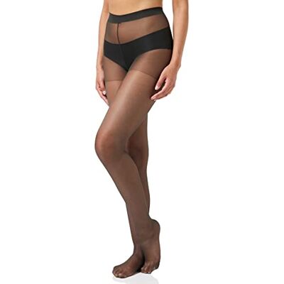 Charnos 24/7 Gloss Panty 10 Denier 2 paar Pack, Zwart (Zwart 100), XL Charnos 24/7 Gloss Panty 10 Denier 2 paar Pack, Zwart (Zwart 100), XL