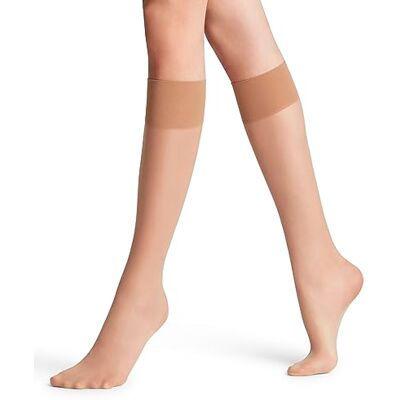 FALKE Dames Kniekousen Pure Matt 20 DEN W Kh sheer eenkleurig 1 paar, Huidskleur Powder 4169, 35-38 FALKE Dames Kniekousen Pure Matt 20 DEN W Kh sheer eenkleurig 1 paar, Huidskleur Powder 4169, 35-38