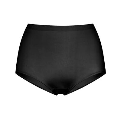 DORINA Sublime Sculpt Halfhoge damesslip, shapewear medium controle, voering van energiek mesh, micro-stof, zwart, Zwart, XS DORINA Sublime Sculpt Halfhoge damesslip, shapewear medium controle, voering van energiek mesh, micro-stof, zwart, Zwart, XS