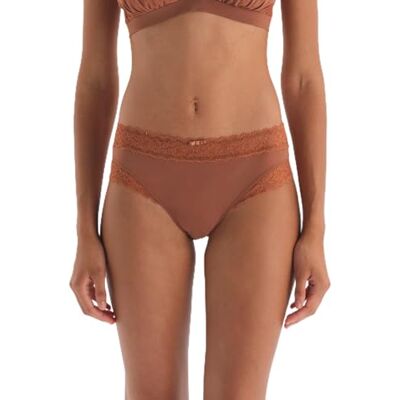 Dagi Damesslip met hoge taille, bruin, L, bruin, L Dagi Damesslip met hoge taille, bruin, L, bruin, L