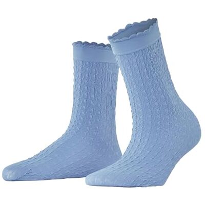 FALKE Dames Sokken Posh Pulse 50 DEN W So halfdoorzichtig eenkleurig 1 paar, Blauw Water 6550, 35-38 FALKE Dames Sokken Posh Pulse 50 DEN W So halfdoorzichtig eenkleurig 1 paar, Blauw Water 6550, 35-38