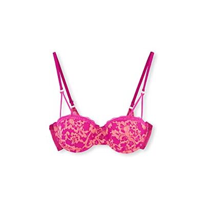 Dagi Dames Lace Detailled Full Cup Underwire Bra, roze, 80C Dagi Dames Lace Detailled Full Cup Underwire Bra, roze, 80C