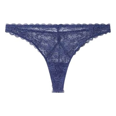 women'secret 4989309 Tanga, dames, marineblauw, XL, Donkerblauw, XL women'secret 4989309 Tanga, dames, marineblauw, XL, Donkerblauw, XL