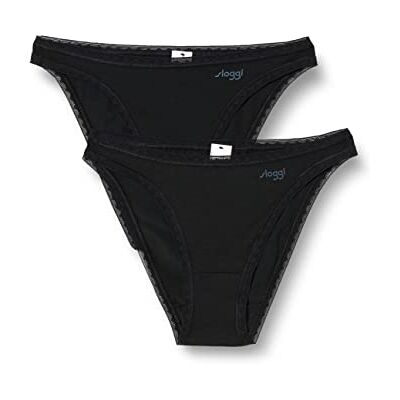 Sloggi Women's GO Mini C2P Briefs, BLACK, XL Sloggi Women's GO Mini C2P Briefs, BLACK, XL