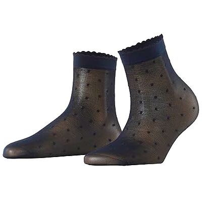 FALKE Dot Vrouwen Kledingsok Ultra Sheer 15 Denier Zwart Wit Meer kleuren pantykousjes sokjes met patroon stip kort zacht dun elegant 1 Paar FALKE Dot Vrouwen Kledingsok Ultra Sheer 15 Denier Zwart Wit Meer kleuren pantykousjes sokjes met patroon stip kort zacht dun elegant 1 Paar