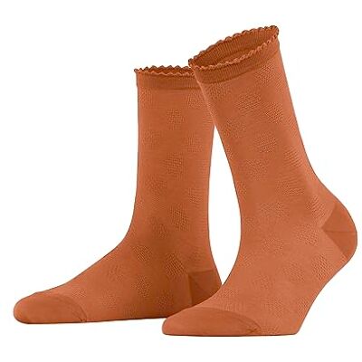 FALKE Dames Sokken Bold Dot W SO Katoen eenkleurig 1 Paar, Orange (Tandoori 8576), 35-38 FALKE Dames Sokken Bold Dot W SO Katoen eenkleurig 1 Paar, Orange (Tandoori 8576), 35-38