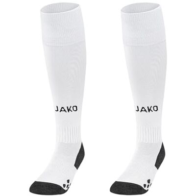 JAKO Allround Sokken, Uniseks-Volwassene, Wit, 39-42 JAKO Allround Sokken, Uniseks-Volwassene, Wit, 39-42