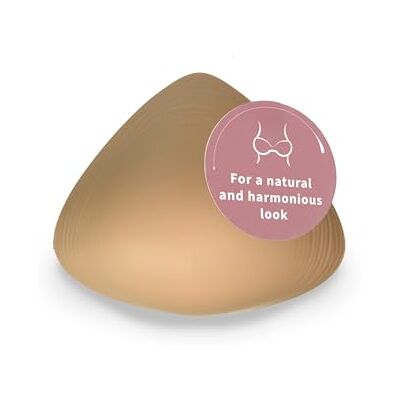 Amoena Women's Essential Light 2S Silicone Mastectomy Breast Form 25% Lighter Post Breast Surgery Prosthesis Amoena Women's Essential Light 2S Silicone Mastectomy Breast Form 25% Lighter Post Breast Surgery Prosthesis
