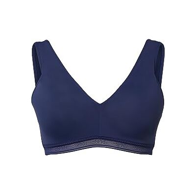 ESPRIT Dames Micro W. Logo Elastircs Wirl.pad gevoerde beha, Donkerblauw, 85B ESPRIT Dames Micro W. Logo Elastircs Wirl.pad gevoerde beha, Donkerblauw, 85B