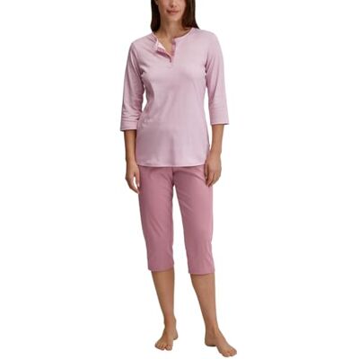 CALIDA dames pyjama 3/4, lila, 44-46 CALIDA dames pyjama 3/4, lila, 44-46