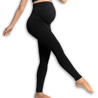 Carriwell Dames CW 4903 Legging Rechte, Zwart, L Carriwell Dames CW 4903 Legging Rechte, Zwart, L