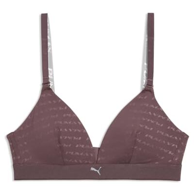 PUMA Women Embossed Logo Triangle Top 1p dames beha PUMA Women Embossed Logo Triangle Top 1p dames beha