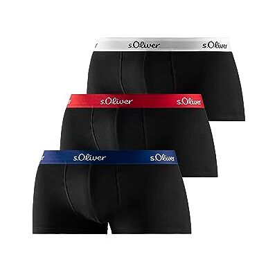 s.Oliver 3 stuks hipster, 3 x zwart gebonden, L s.Oliver 3 stuks hipster, 3 x zwart gebonden, L