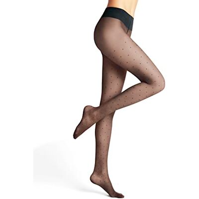 FALKE Dames Panty Dot Vitalize 20 DEN W Ti sheer met vormgevend effect 1 paar, Grijs Graphite 3146, S-M FALKE Dames Panty Dot Vitalize 20 DEN W Ti sheer met vormgevend effect 1 paar, Grijs Graphite 3146, S-M