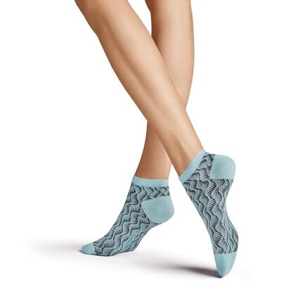 Hudson Dames Sneakersokken Wave Fashion, Aqua Blue 0108, 35-38 EU Hudson Dames Sneakersokken Wave Fashion, Aqua Blue 0108, 35-38 EU