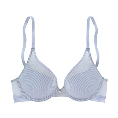 s.Oliver Va-504-pb dames Push-up beha Met mesh in strepen-look, metalen accessoires, individueel verstelbaar, modieus en comfortabel voor elke dag s.Oliver Va-504-pb dames Push-up beha Met mesh in strepen-look, metalen accessoires, individueel verstelbaar, modieus en comfortabel voor elke dag