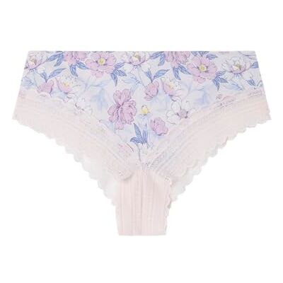 women'secret Brazilië Damesslip Wide Brief Tweede Ronde Micro Print, Meerkleurig, XS women'secret Brazilië Damesslip Wide Brief Tweede Ronde Micro Print, Meerkleurig, XS