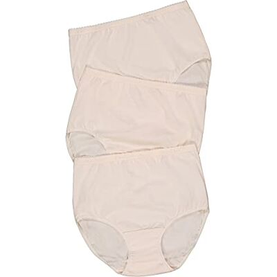 Ulla Popken Dameskleding Plus Size Curvy 3 Pack Ulla-la! Stretch Katoen Slipje parel wit 50+ 795269650, Parel Wit Ulla Popken Dameskleding Plus Size Curvy 3 Pack Ulla-la! Stretch Katoen Slipje parel wit 50+ 795269650, Parel Wit