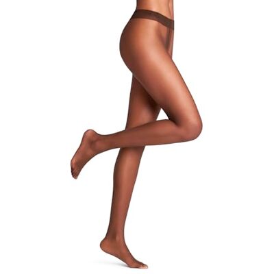 FALKE Dames Panty Shelina 12 DEN W Ti ultra transparent eenkleurig 1 paar, Bruin Brenda 5179, S FALKE Dames Panty Shelina 12 DEN W Ti ultra transparent eenkleurig 1 paar, Bruin Brenda 5179, S