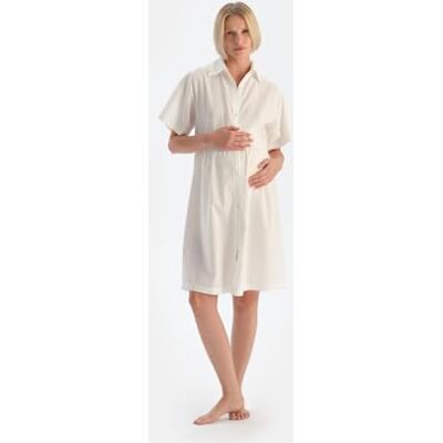 Dagi Muslin Maternity Nightie dames pyjama-top Dagi Muslin Maternity Nightie dames pyjama-top
