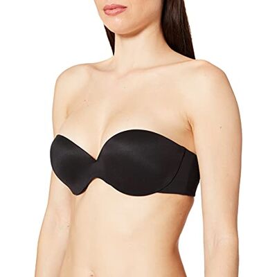 Playtex Maidenform Comfort Devotion Strapless beha voor dames, zwart, 75A Playtex Maidenform Comfort Devotion Strapless beha voor dames, zwart, 75A