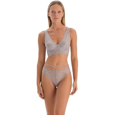Dagi Lichtgrijs Fashion Gebreide Braziliaanse Regular Taille Lace Braziliaans Lichtgrijs, XL, lichtgrijs, XL Dagi Lichtgrijs Fashion Gebreide Braziliaanse Regular Taille Lace Braziliaans Lichtgrijs, XL, lichtgrijs, XL