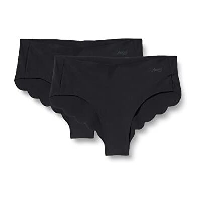 Sloggi Dames Zero Modal 2.0 H 2P Short, Zwart, M Sloggi Dames Zero Modal 2.0 H 2P Short, Zwart, M