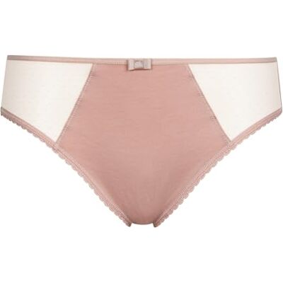 Dim Generous Dames Naadloze Slipje Biologisch Katoen x1, Roze klei, XS Dim Generous Dames Naadloze Slipje Biologisch Katoen x1, Roze klei, XS