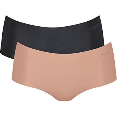 Sloggi Dames Zero Microfiber 2.0 C2P Short, Bruin Dark Combination, XL Sloggi Dames Zero Microfiber 2.0 C2P Short, Bruin Dark Combination, XL