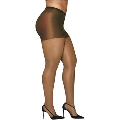Hanes Vrouwen Curves Silky Sheer Legwear Kousen, Nauwelijks., XXL Hanes Vrouwen Curves Silky Sheer Legwear Kousen, Nauwelijks., XXL