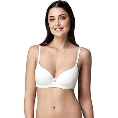 Dagi Dames underwired plunge beha, ecru, 95C Dagi Dames underwired plunge beha, ecru, 95C