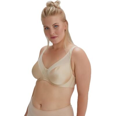 Dagi Dames Underwire Minimiser BH, beige, 75D Dagi Dames Underwire Minimiser BH, beige, 75D