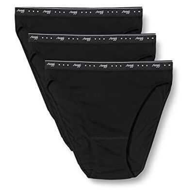 Sloggi Slip (3 stuks) dames, zwart., 42 Sloggi Slip (3 stuks) dames, zwart., 42