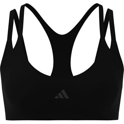 adidas Mujer Optime Workout Strappy Light Support Bra, black, XS adidas Mujer Optime Workout Strappy Light Support Bra, black, XS