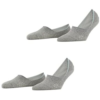 Burlington Dames Liner sokken Everyday Multipack W In katoen onzichtbaar eenkleurig 2 paar, Grijs Light Grey 3400, 35-36 Burlington Dames Liner sokken Everyday Multipack W In katoen onzichtbaar eenkleurig 2 paar, Grijs Light Grey 3400, 35-36