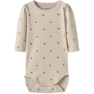 Name it Dames Nbfhitta Ls Body, Amandelmelk, Numeric_62 Name it Dames Nbfhitta Ls Body, Amandelmelk, Numeric_62