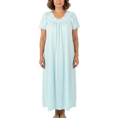 Shadowline Dames Nachthemd blauw XXL Shadowline Dames Nachthemd blauw XXL