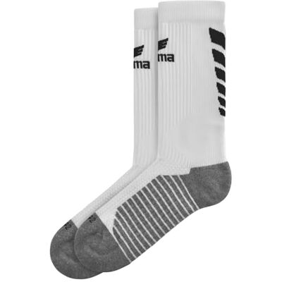 Erima Unisex sportieve SIX WINGS sokken (2182601), wit/zwart, 47-50 Erima Unisex sportieve SIX WINGS sokken (2182601), wit/zwart, 47-50